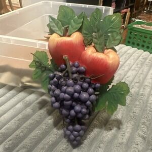 VTG Burwood Products‎ Fruit Wall Hanging Plaques Kitchen Plastic And Metal